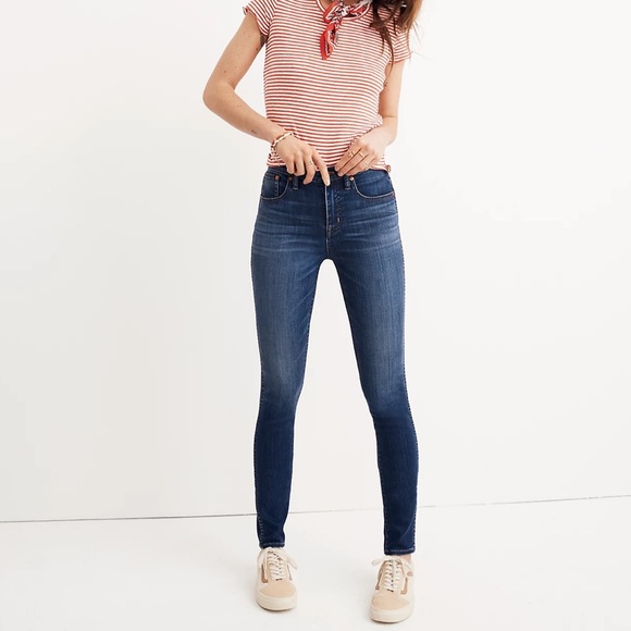 Madewell Denim - Madewell Petite 10" High-Rise Skinny Jeans